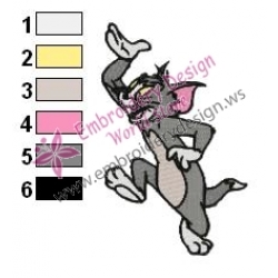 Tom and Jerry Embroidery Design 16